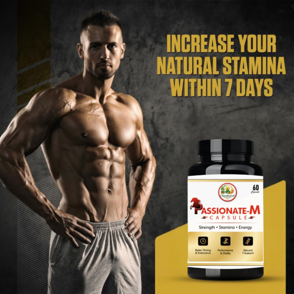 Passionate-M Capsule: Natural Strength, Stamina & Energy Booster