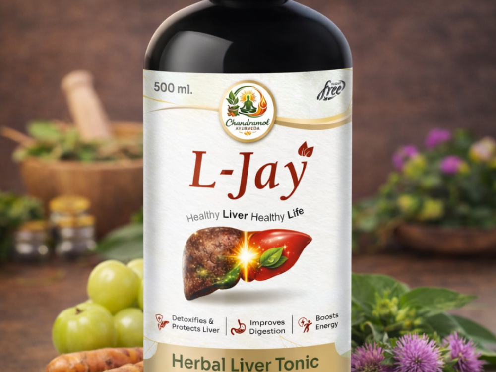 L-Jay Herbal Liver Tonic – Ayurvedic Solution for Liver Detox & Digestive Health