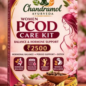 Chandramol Women PCOD Care Kit | Total Balance & Hormone Support | For Regular Periods, Energy & Detox