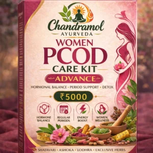 Chandramol Women PCOD Care Kit ADVANCE | Elite Hormone & Period Support | Premium Blend with Shatavari, Ashoka & Lodhra